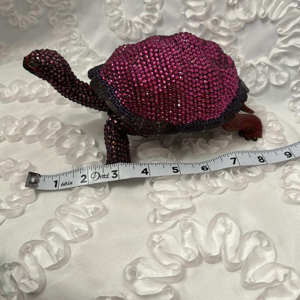 Sparkling Swarovski Crystal Embellished Turtle Handcrafted Unbranded - Picture 12 of 14